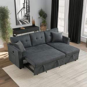Bộ giường <span class=keywords><strong>sofa</strong></span> sang trọng với bàn bên 3 chỗ ngồi cho giường <span class=keywords><strong>sofa</strong></span> phòng khách - Product Image 6