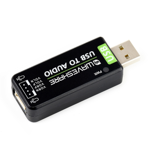 Tarjeta de sonido USB sin controlador para grabación y reproducción de Raspberry Pi compatible con códec estéreo, micrófono integrado, entrada/salida fácil - Product Image 2