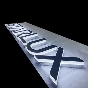 Özel <span class=keywords><strong>LED</strong></span> işareti kişiselleştirilmiş iş açık reklam tabela için parlayan akrilik harfler aydınlatmalı ışıklı işaret kurulu