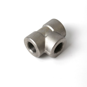 Rèn phụ kiện 3000lbs SW TEE ASME b16.11 thép không gỉ áp lực cao chủ đề bằng nhau giảm Tee - Product Image 5