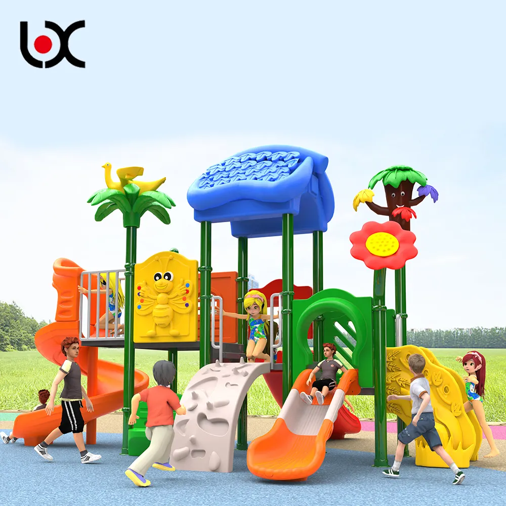 Balançoires de terrain de jeu commerciales pour enfants en plein air pour terrain de jeu