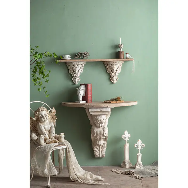 Étagère murale en bois Mgo flottante, décoration murale moderne et rustique, 1 pièce