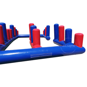 2020 Mới Thiết Kế Pop Up Trận Đấu Trường Ánh Sáng Màu Xanh Đỏ Trò Chơi Bơm Hơi Đội Trò Chơi Với Hai Cầu Thủ - Product Image 4