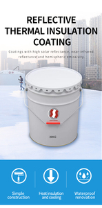 Factory Price Liquid Acrylic Waterproof Cooling <strong>Spray</strong> Coating for <strong>Concrete</strong> Roof Steel Roof Heat <strong>Insulation</strong>