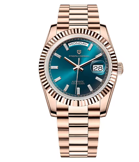 Rose gold blue