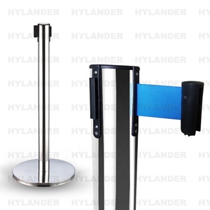 <span class=keywords><strong>Security</strong></span> Metal <span class=keywords><strong>Queue</strong></span> Line <span class=keywords><strong>Retractable</strong></span> Crowd Control Belt Barriers for Bank Airport - Product Image 3
