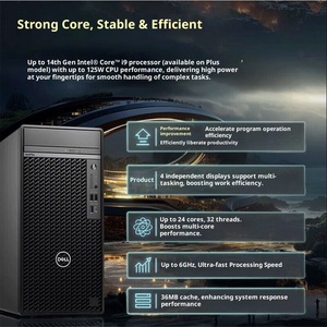 オリジナル商用コンピューター Intel Core i5/i7/i9 第14世代 8GB RAM 512GB SSD Dell 7020MT Plus デスクトップパソコン - Product Image 3