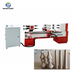 Tornio da tavolo in legno CNC a doppio asse con caricamento e scarico automatico MT1516 per la lavorazione del legno - Product Image 3