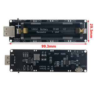 Zwei-Spannungs-Lithium-Batterie-Abschirmung V8 Mobile Power Expansion Board-Modul 5V/3A 3V/1A Micro-USB Für Arduino ESP32 ESP8266
