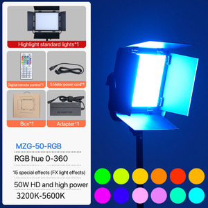 Tüm sahneler için çok yönlü RGB LED Panel AYDINLATMA U800 50w ayarlanabilir renk sıcaklığı parlaklığı - Product Image 6