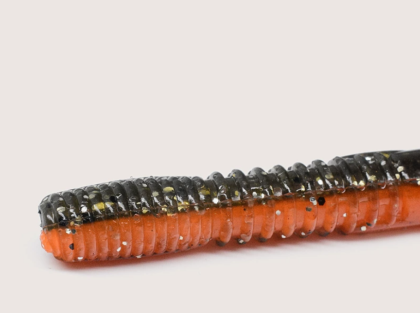 Oscillation lente, forte odeur de poisson, noir-orange, 12 cm, paquet de 15.