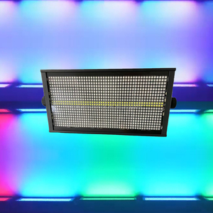 48 + 8 Segment RBG Strobe DMX disko olaylar sahne aydınlatma için LED matris ışık beyaz yayan renk - Product Image 1