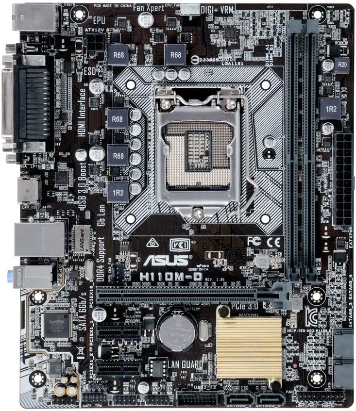 ASUS H110M-D