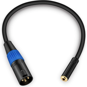Customized 3.5 Female XLR Connection <strong>Audio</strong> <strong>Cable</strong> for Amplifier Sound Card Mixing Console <strong>and</strong> Microphone - Product Image 1