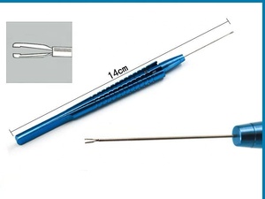 Instrumen mikro oftalmik, tiga garpu genggam, tiga cakar, WILSON VITREORETINAL tubuh asing dua cakar <span class=keywords><strong>Forceps</strong></span> - Product Image 4
