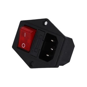 Toma de corriente alterna de 13A con fusible, toma de corriente universal, con interruptores individuales y enchufe protector contra sobretensiones - Product Image 3