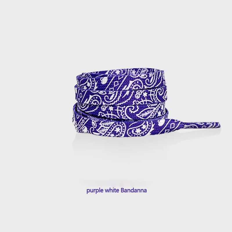 Bandana violet et blanc