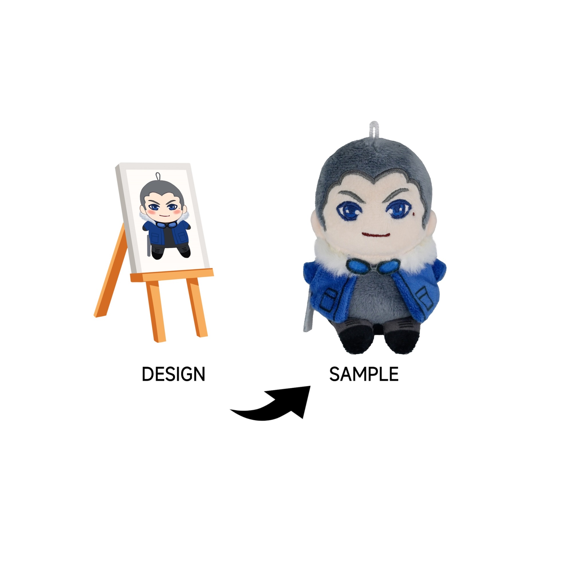 plush keychain