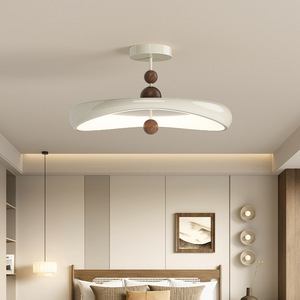 PM klasik Wabi Sabi tarzı yatak odası tavan işık Minimalist galvanik krom renk LED tam spektrum göz koruma lambası - Product Image 6
