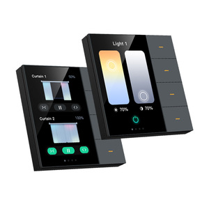 KLASS neues Design Tuya 3,5 ''Center Screen 4Gang ZigBee Drucktasten Ganzes Haus Tuya Control Smart Home Control <span class=keywords><strong>Switch</strong></span> Panel