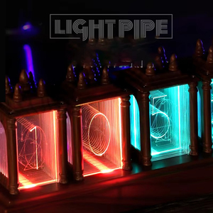 นาฬิกาตั้งโต๊ะแฟชั่นไฟ LED ดิจิตอล LED สุดหรูแบบ DIY - Product Image 3