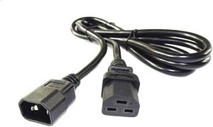 Cable de extensión de alimentación de computadora de servicio pesado para servidores y computadoras Cable de extensión de 30 a 25 cm 1,8 m 6 pies 16AWG - Product Image 2