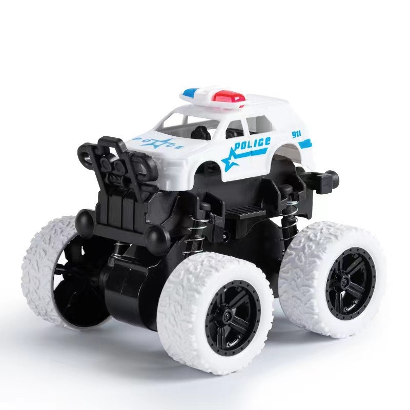 voiture de police blanche nue