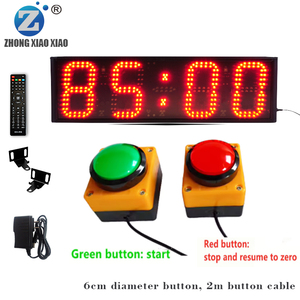 Temporizador electrónico, partido de Baloncesto, 24 segundos, Maratón LED, reloj electrónico para correr de un solo lado, examen de reunión de natación