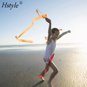 Hstyle当代设计6包儿童舞蹈体操丝带带防滑手柄艺术旋转节奏丝带魔杖 - Product Image 5