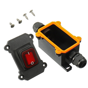 12V大電流スイッチ防水スイッチIP67赤色光ジョイスティックボタン付きヘビーデューティースイッチ - Product Image 1