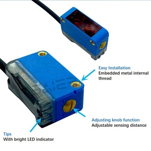 NPN PNP NO NC <strong>Type</strong> <strong>Photo</strong> <strong>Sensor</strong> Sense Distance 300mm <strong>Diffuse</strong> Square Background Suppression LED Light Photoelectric <strong>Sensor</strong> - Product Image 4