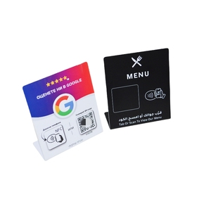Social Media programable Qr Code 215 Google Review Card Pvc en blanco Google Review NFC Card Stand Rfid Card - Product Image 5
