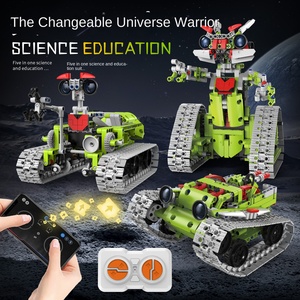 2024 Neuankömmling 5 In 1 Roboter-Baukasten Rc App Control Programming Robot Stem Projekt blöcke Set für Kinder Geschenke