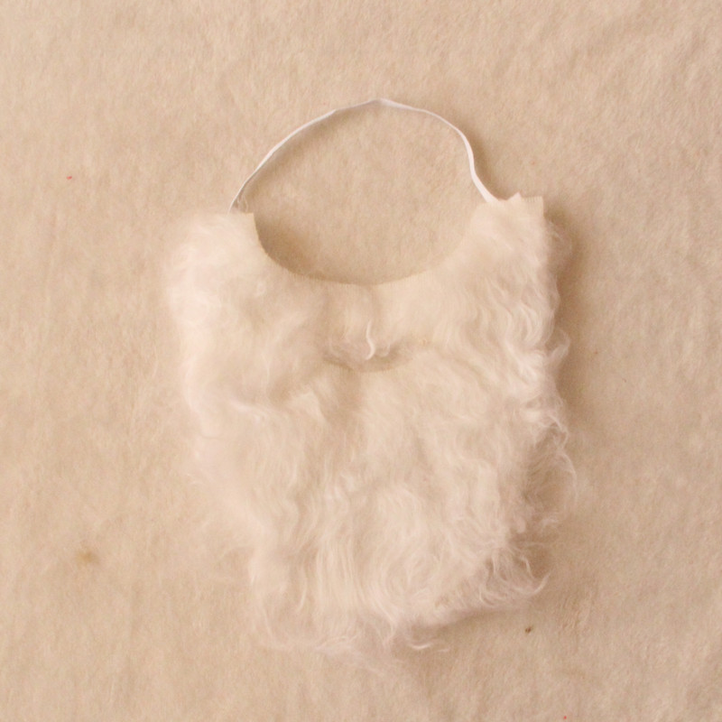 Barbe simple blanche
