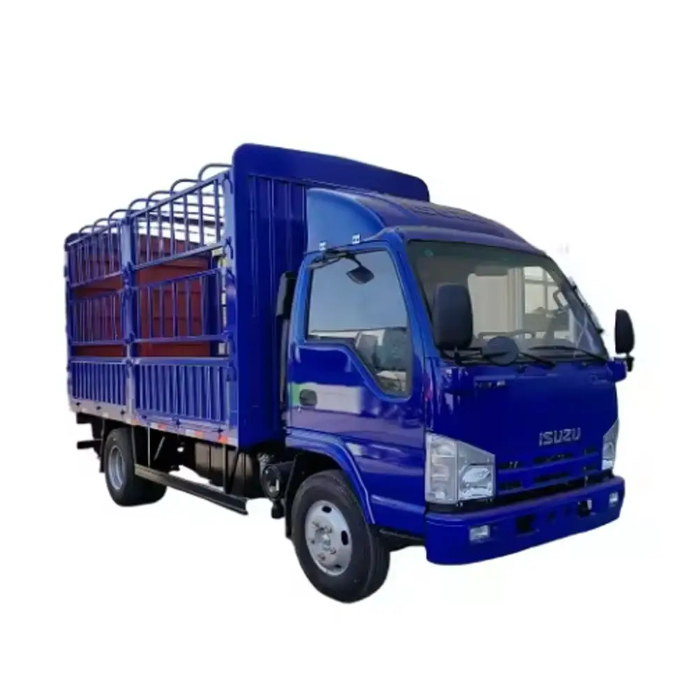 إيسوزو 4X2 190 حصان سياج شاحنة نقل بضائع شاحنة نقل البضائع للبيع إلى أفريقيا