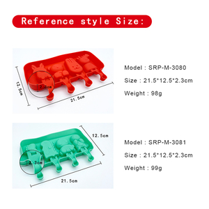 Hot bán phim hoạt hình Silicone <span class=keywords><strong>Ice</strong></span> Khuôn Silicone Popsicle khuôn trẻ em <span class=keywords><strong>Ice</strong></span> <span class=keywords><strong>Cream</strong></span> Maker tùy chỉnh BPA free - Product Image 3