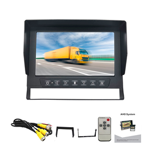 7 pulgadas impermeable camión cosechadora coche Monitor 2 3 4 canales AHD pantalla monitoreo Cámara Monitor - Product Image 5