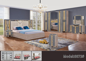 หรูหราร้อนขายยุโรปเฟอร์นิเจอร์ห้องนอนผ้าเตียงขนาดคิงไซส์ - Product Image 5