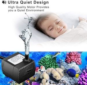 Elektrische 2.5W 58gph Mini Fish Tank Pomp Tuin Waterpomp Kleine Fontein Dompelbare Waterpomp Voor Aquaponic - Product Image 4