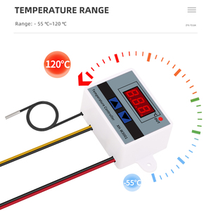 XH-W3001 LCD Digital <strong>Temperature</strong> <strong>Controller</strong> Thermal Regulator Thermostat 220V 10A <strong>With</strong> <strong>NTC</strong> <strong>Sensor</strong> - Product Image 1