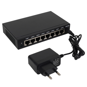 VCOM 8 Port 100 Mbit/s Ethernet Switch Netzwerk Switcher 1.6G Bandbreite für Computer Internet - Product Image 2