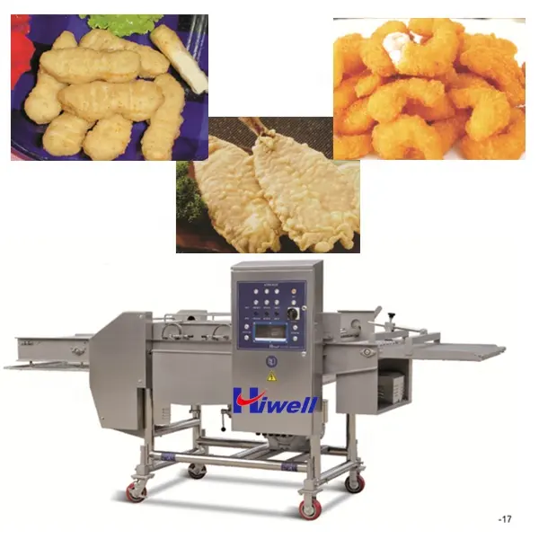 Tempura-máquina para hacer platos, carne, mariscos y verduras, NJJ600-V