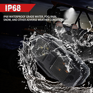 Wholesale Universal <strong>12v</strong> 24v Waterproof IP68 White Yellow Roll Bar Mount <strong>LED</strong> Dome ATV Car Roof Lights for Polaris RZR UTV <strong>4WD</strong> - Product Image 5