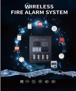 Wireless <strong>Fire</strong> Alarm System Addressable Wireless <strong>Fire</strong> Control Panel - Product Image 2