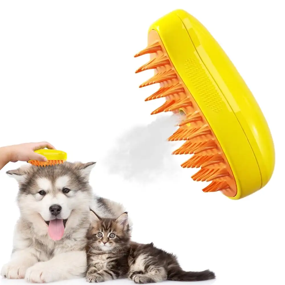 BunnyHi PET002 Pet Spray Massagem Pente Cat Depilação Cepillo Para Perros Y Gatos Banho Do Cão Pet Grooming Escova Para O Gato