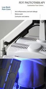 เครื่องบำบัดเส้นผมด้วยไฟ LED เครื่องบำบัดด้วยแสง PDT นำทางการแพทย์