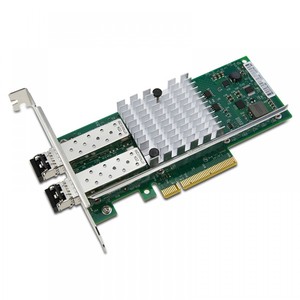 Adaptador de red Ethernet de 10GbE de puerto dual Intel con óptica SR, conectividad de alto rendimiento - Product Image 1