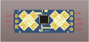 Hi-Link HLK-LD2412 24G Human Presence and <strong>Motion</strong> <strong>Sensor</strong> Long Distance and Larger Angle Radar FMCW Ranging <strong>Module</strong> - Product Image 4