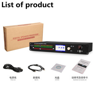 TKG-equipo profesional de sonido para dj, altavoz digital con procesador DSP, 3 en 6, out / 4 en 8 - Product Image 6