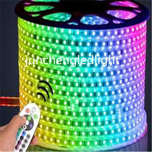 最高品質40M 50M 100M 110V 220V 60 Ledm 5050 Rgb防水Ip67ソーラーLEDロープライトストリップ - Product Image 2
